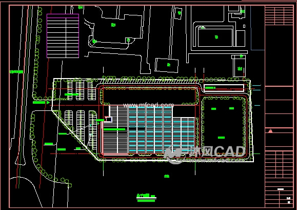 某奔驰4s店布局图