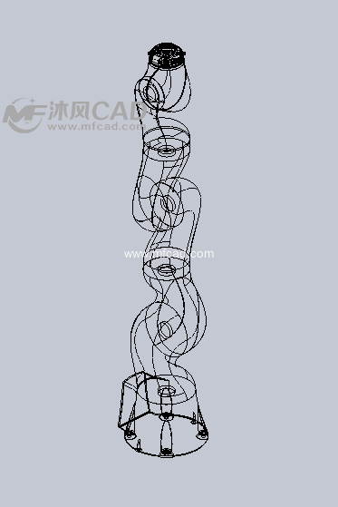 创意机械手设计模型 - solidworks机械设备模型下载 - 沐风图纸