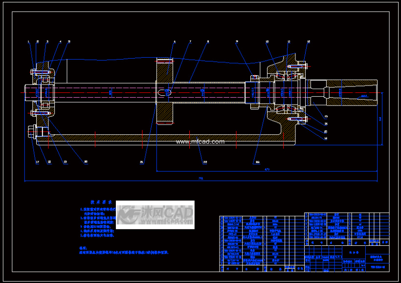 主轴组件装备图