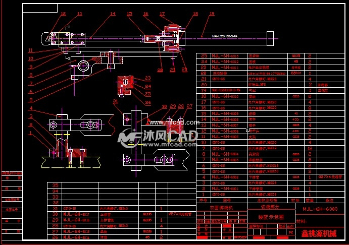双头绑线机(定子绑线机) - autocad普通工程机械图纸 - 沐风图纸