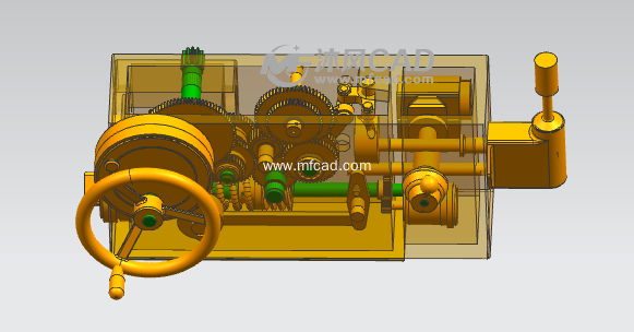 ca6140车床整体三维装配模型(ug8.0)