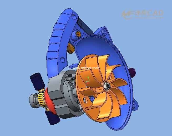吹风机内部结构图