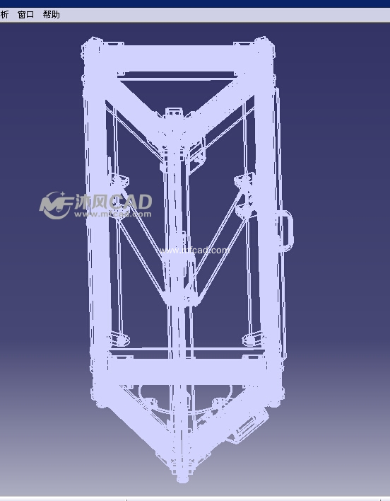 3d打印机机械结构设计模型线性结构图