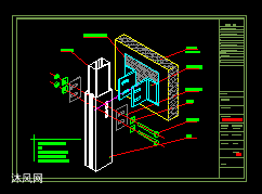 玻璃幕墙施工图纸