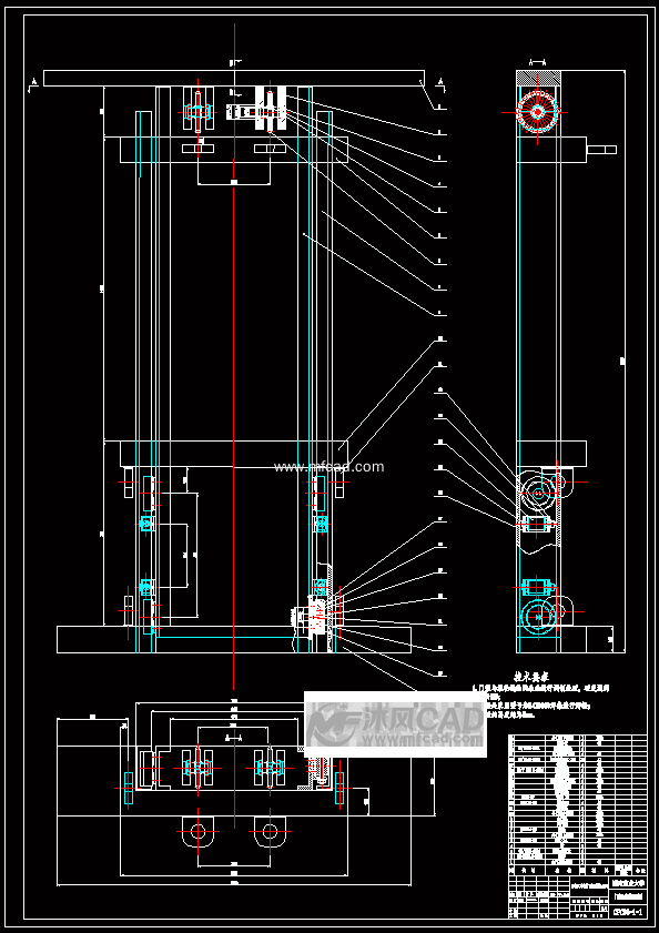 3吨叉车的门架系统设计