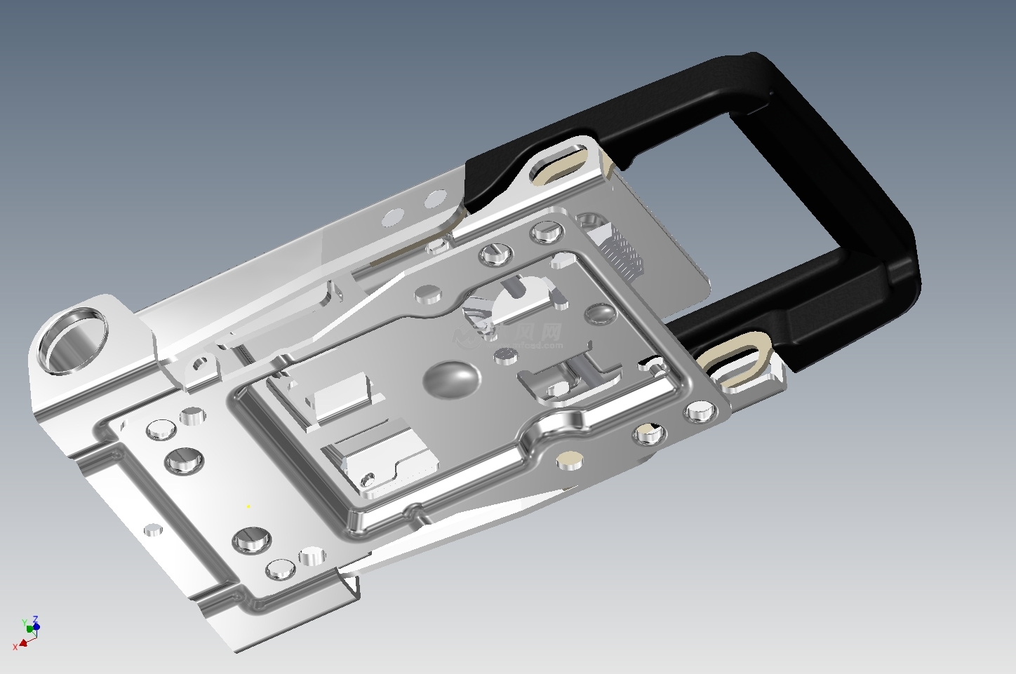 机械锁模型设计
