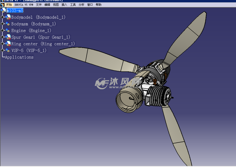 可变螺距螺旋桨设计模型