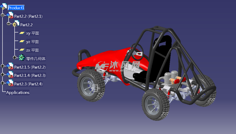 自制钢管沙滩车设计图图片