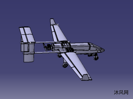 初教五机翼图纸下载_航空航天图纸 - 沐风网