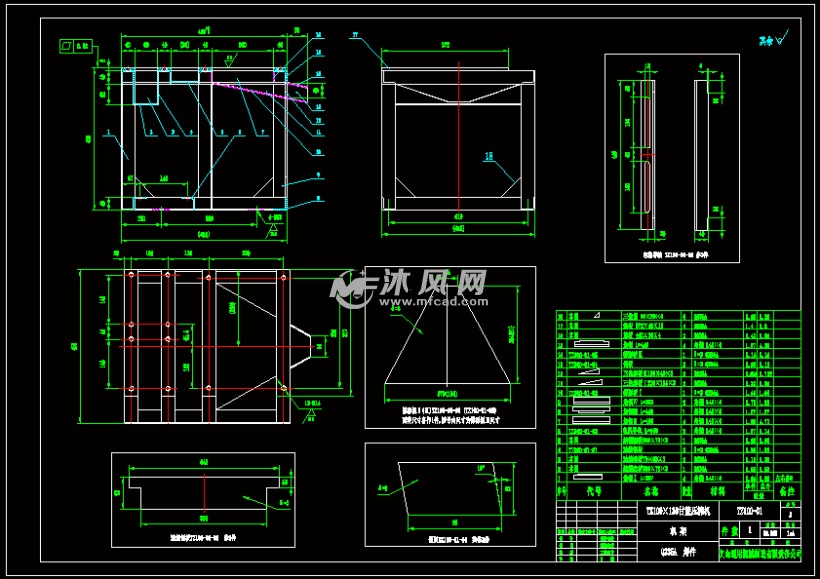 YZ100×130甘蔗压榨机CAD图纸全套