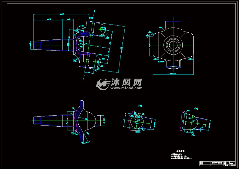 ca141汽车左转向节的加工工艺规程及夹具设计【两套夹具】