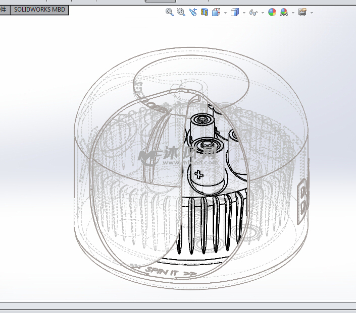 电池盒设计模型 - solidworks生活用品类模型下