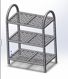 solidedge鞋架图纸
