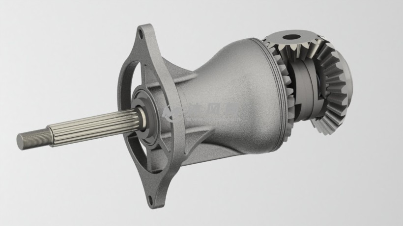 舷外发动机变速箱齿轮箱设计模型