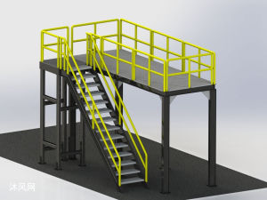 工作平台钢结构楼梯