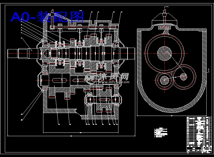 汽车手动三轴五档变速器设计【优秀机械设计】【word 6张cad图纸全套
