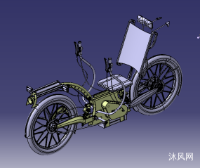 太阳能电动自行车(创意)设计模型图纸合集的封面图