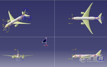 波音787三视图图片