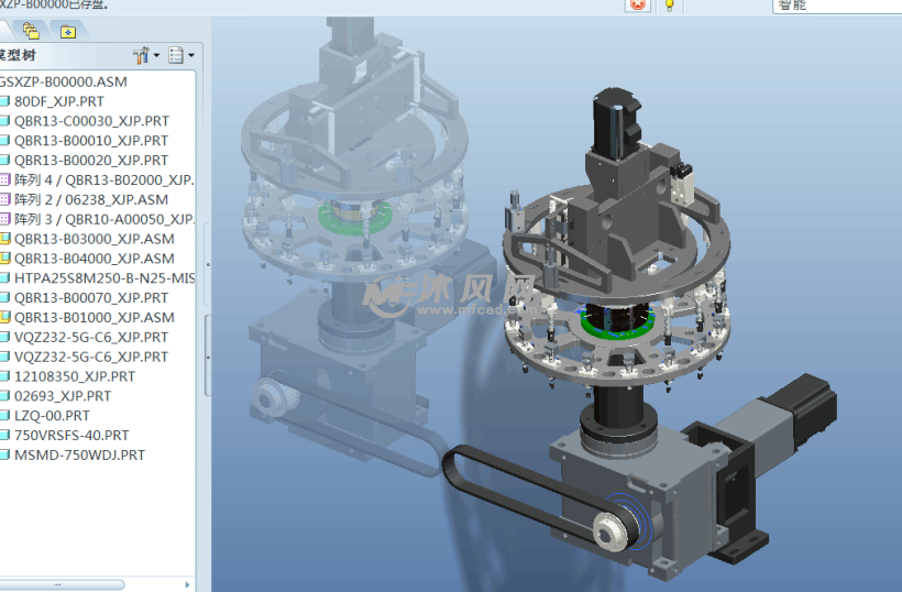 高速转盘旋转吸料结构