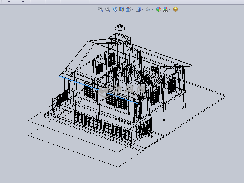 3d房屋建築物設計模型