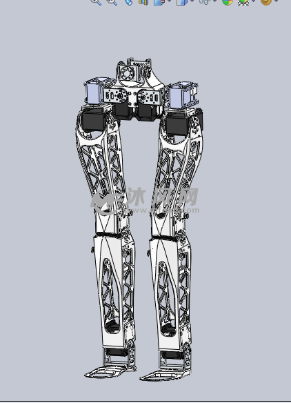 机械人的腿设计模型