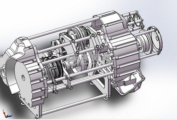 绞磨机变速箱结构图图片