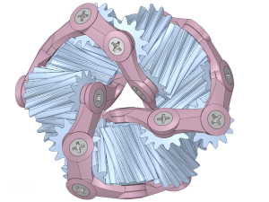 详解的变位齿轮样式3设计模型