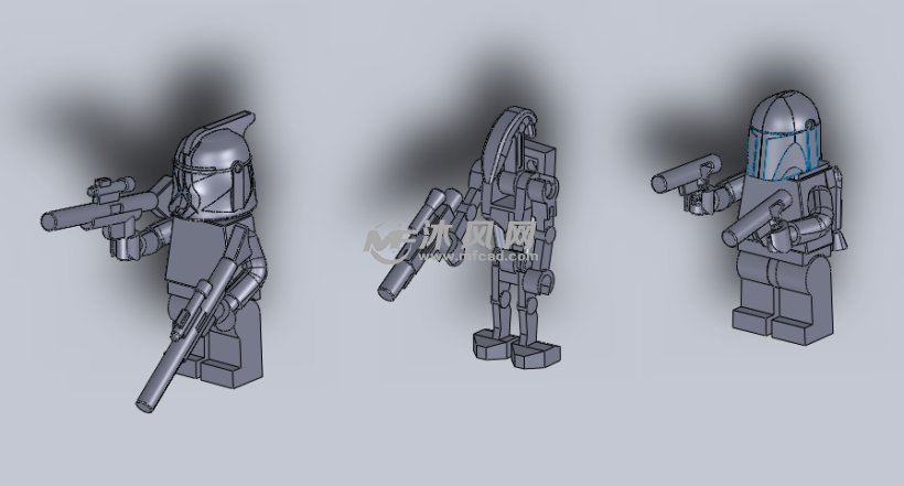 乐高玩具拼图之生化战士模型乐高玩具拼图之生化战士模型三视图乐高