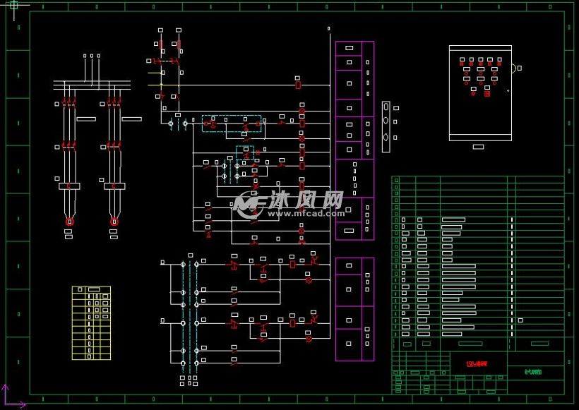 5kw排汙泵電氣原理圖