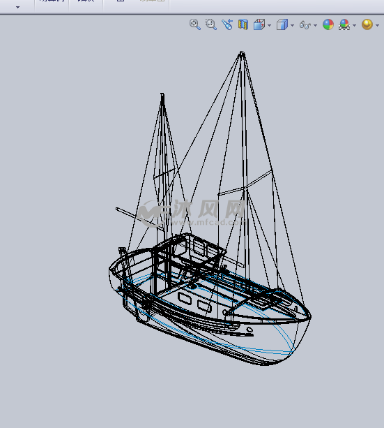 海上打捞渔船设计模型