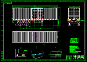 廂式運輸半掛車圖紙合集的封面圖