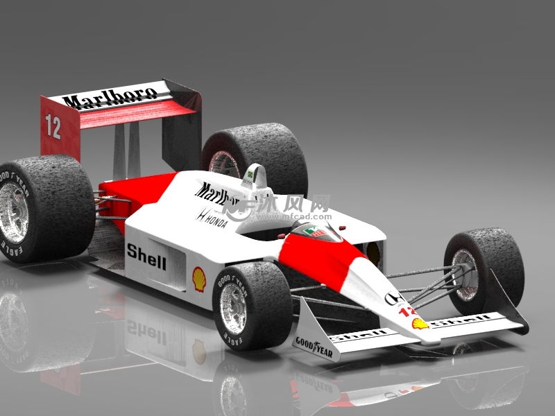 迈凯轮f1赛车设计模型