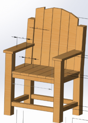 木质椅子模型图纸合集的封面图