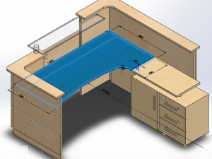 办公桌建模