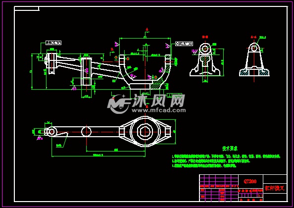 拨叉杠杆拔叉工艺夹具设计【钻20mm孔夹具】