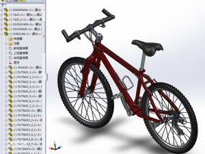 solidworks2010自行車模型 - solidworks交通工具模型下載 - 沐風圖紙