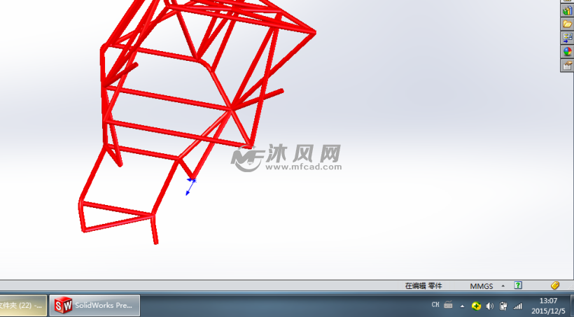 汽车机架模型