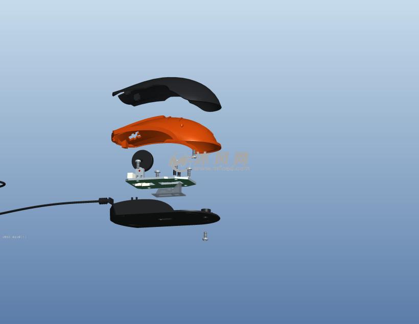 鼠标结构爆炸图