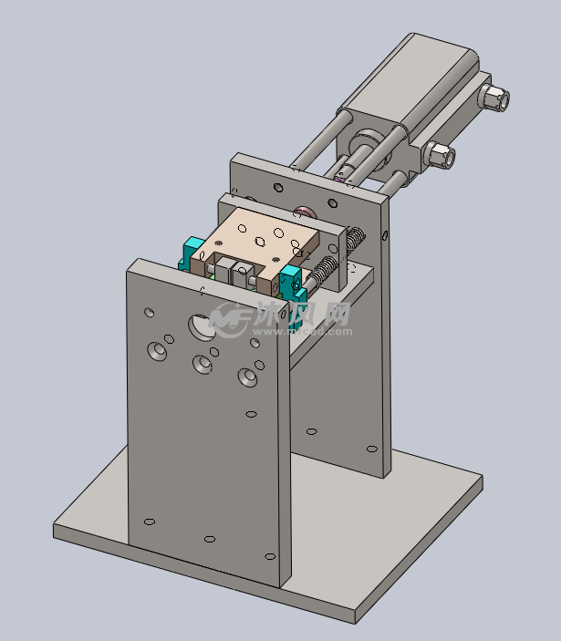 气动夹紧拔拉夹具