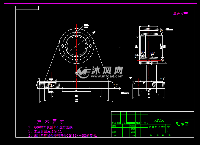 軸承座零件機械加工工藝規程及夾具設計-Φ47孔