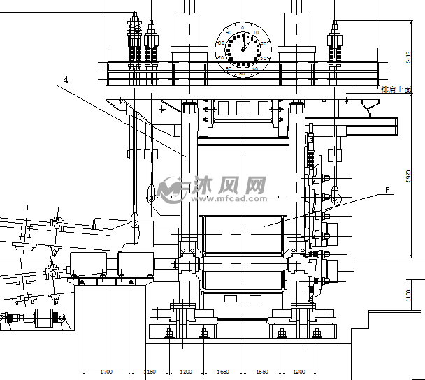 方板坯开坯轧机设计 - 各类设备机器 - 沐风图纸