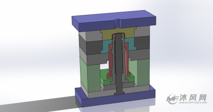 笔套注塑模具设计模型
