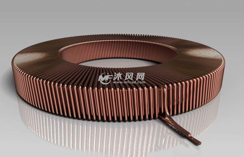 环形线圈inventor绘制模型