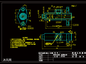 道奇t110总泵缸体加工设计-夹具设计(两套夹具钻 车夹具)