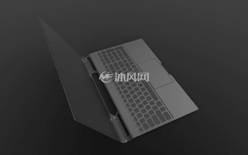 三视图超薄笔记本设计模型树特征模型图超薄笔记本设计模型线性结构图