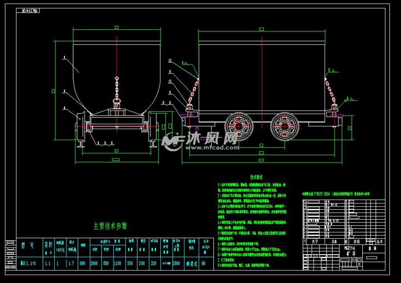 1-6矿车全套图纸