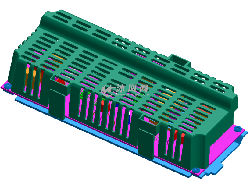 详解的塑料壳体电器盒设计模型