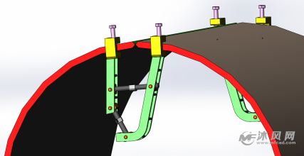 圆柱薄板锁紧装置-机械设备图纸-沐风网