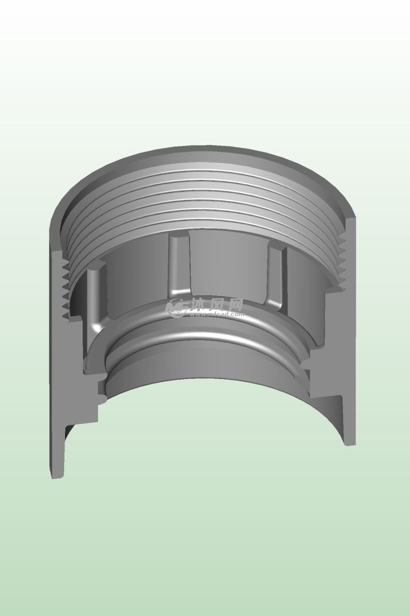 灯座体塑料注塑模具设计模型