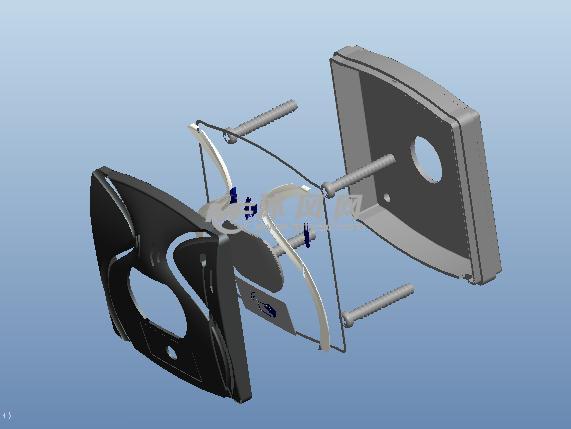 保险柜密码刷卡器模型